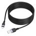 Usb-cable iPhone 5 HOCO X109 3m (круглий) Black
