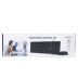 Бездротовий комплект Gembird KBS-WM-03-UA (USB, мультимедійний) Black