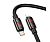 Cable Type-C/iPhone 5 HOCO U143 27W 1.2m (круглий) Black