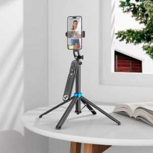Тримач висувний для Selfi Monopod HOCO K22 Black