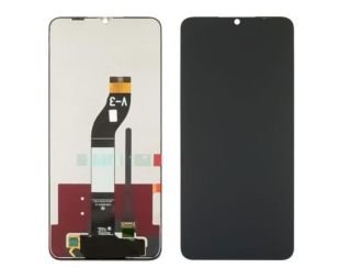 LCD Xiaomi Redmi 13C/Poco C65 з чорним тачскрином REV - U GXQC Service Pack (M)