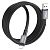 Usb-cable iPhone 5 HOCO X85 2.4A 1m (круглый) Black