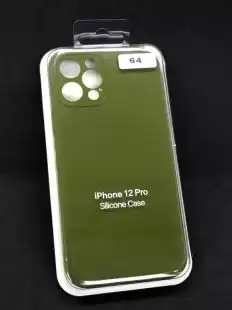 Чохол iPhone 13ProMax Silicon Case original FULL Camera № 64 olive green ( 4you ) ( NO LOGO )