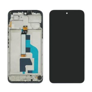 LCD Xiaomi Redmi 15 (4G) с черным тачскрином + корпусная рамка 166 mm GXQC Service Pack (М)  
