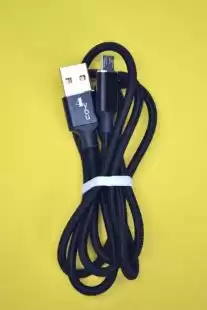 Usb-cable Micro USB 4you Rido Fast Charge ( 2.1A, круглий, тканина, чорний, 1М )