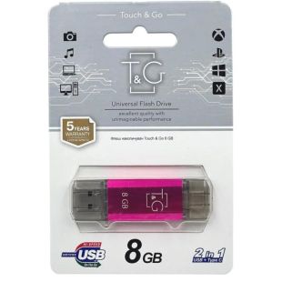 Usb 8Gb T&G 009 Star series (Type C 2.0) Fuchsia
