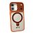 Чохол iPhone 17/18 Silicon Armor MagSafe Holder Orange