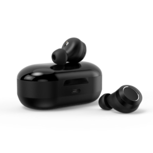 Bluetooth-гарнитура Bassf BassBuds ER-400 (+кейс для зарядки и хранения) Black