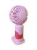 Вентилятор ручний MINI FAN MJ122 (підставка для телефону, 3 режими, MicroUSB) Pink