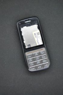 Корпус Nokia C3-01 AAA черный полный с кн. "Акционная цена"