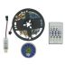 LED зірка USB RGB 5V, IP 20, 10 смуг по 0,5 м (5м), з Bluetooth та пультом, на самоклейці(М)