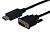 Кабель Cablexpert CC-HDMI-DVI-0.5M (тато / тато, позолоч.контакти, 0.5м)