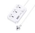 Фильтр сетевой Kakusiga KSC-948 1.5m (2500W, 3USB(1QC), Type C, 3 розетки) White