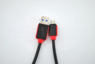 Usb-cable Micro USB 4you Niagara (2.1A, чорний, 1.2м) (від10шт - 10%)
