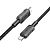 Cable Type-C/Type-C HOCO X94 60W 1m (круглий) Black