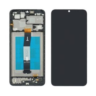 LCD Xiaomi Redmi 12C черным тачскрином + дисплейная рамка Service Pack (М)
