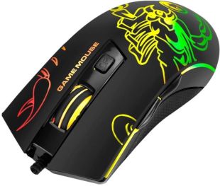 Миша провідна MARVO M209 (ігрова, Led) Black