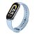 Ремешок на браслет фитнес Xiaomi mi band 8/9/10 Gray blue