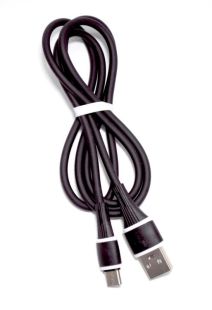 Usb-cable Type-C 4you Oskol (2.1A) black (тех.пак)