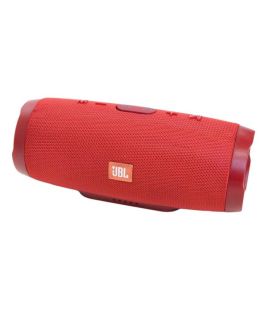 Портативна колонка JBL Charge 3+ (Bluetooth, FM, USB, 2 динаміка, Soft touch) Red