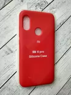 Чохол Xiaomi Redmi Note 6/6Pro Silicon Original FULL №5 red -Акціонная Ціна! (4you)