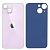 Заднее стекло корпуса iPhone 14 (big hole) Purple (Х) 8000839Pu