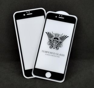 Защитное стекло iPhone 6 Matte with Matte edge Black (тех.пак.) "Акционная цена"