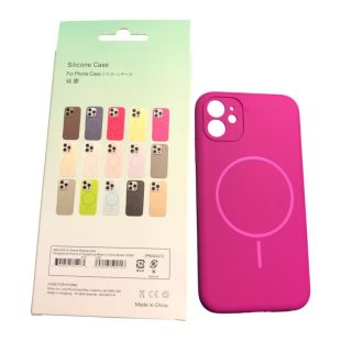 Чехол iPhone 11 Silicon BEATS with MagSafe №15 Sunset Purple "Акционная цена"