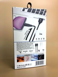 Usb-cable Type-C 4you Dnister black (3A, Silicon Perfect, 2m) Нова упаковка!