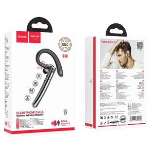Bluetooth-гарнитура HOCO S19 (Bluetooth 4.2) Grey