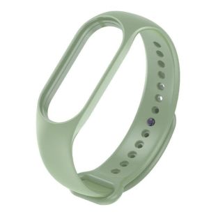 Ремінець на браслет фітнес Xiaomi mi band 5/6/7 Хакі світлий