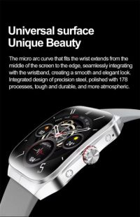 Часы Smart Watch 4you VIBE (1.95",AMOLED 410*502,VA,300mAh,Звонки,Metal,12мес гарант) Silver/Grey