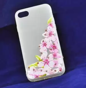 Чохол Xiaomi Redmi 4 Pro Silicon Spring pink flowers "Акційна ціна"