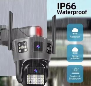 IP-камера вулична SD-39 (SIM-картка, 2 лінзи) Black