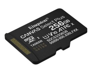 Micro SD 256Gb Kingston Canvas Select Plus Gen3 Class10 A1 без ад. (UHS-1) (R-150Mb/s)