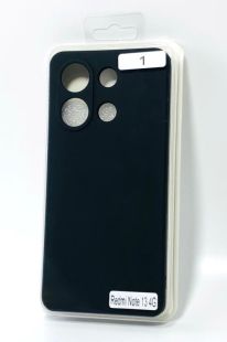Чохол Xiaomi Redmi Note 13(4G) Silicon Original FULL №1 Black (4you) (від 5шт - 5%)