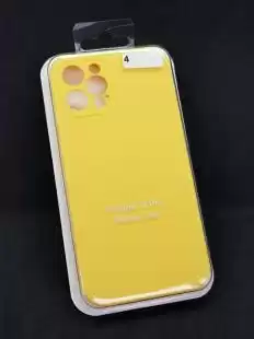 Чохол iPhone 11Pro Silicon Case original FULL Camera № 4 yellow ( 4you ) ( NO LOGO )