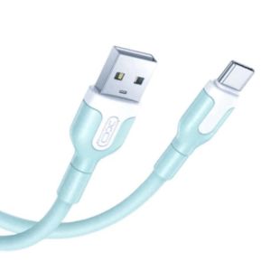 Usb-cable Type-C XO NB212 2,1A 1m (круглий) Blue