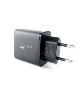 CЗУ 4you A43 (18W, Fast Charger QC 3.0, 5V/3A, 9V/12V-1.5A, 1USB) black+Micro USB 3А Dvina