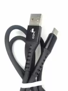 Usb-cable Type-C 4you Telon black (2.1A) (від10шт - 10%)