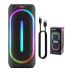 Портативна колонка MS-2039BT (USB+SD+Bluetooth+FM+LED) Black