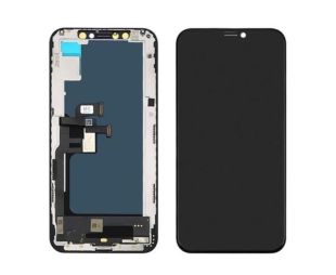 LCD iPhone XS с черным тачскрином + дисплейная рамка JK-OLED без упаковки (М) 