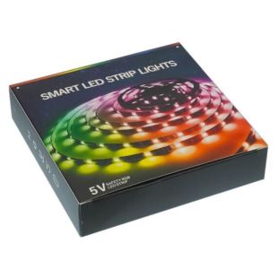 LED лента USB RGB 5V, IP 20, 5м, с пультом, на самоклейке (М) - Цена Недели!