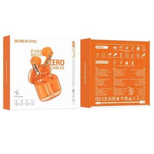 Bluetooth-гарнитура BOROFONE BW23 (Bluetooth 5.3) Orange