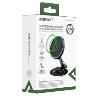 Holder ACEFAST D65 (magnetic, с БЗУ) Black
