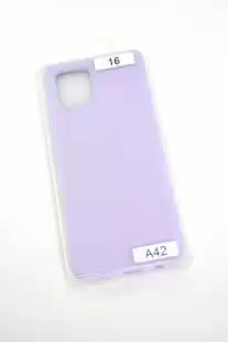 Чохол Samsung A42 5G Silicon Original FULL №16 Lilac (4you)