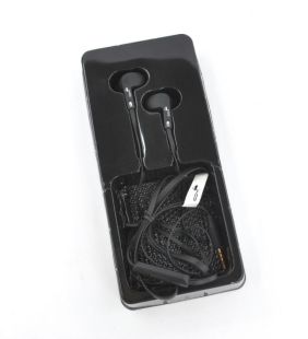 Гарнітура 4you GEMINI (плоский шнур, sport) black (від10шт - 10%)