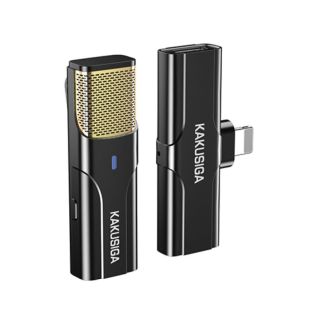 Мікрофон бездротової Kakusiga KSC-1106 (Lightning) Black
