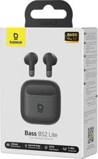 Bluetooth-гарнитура Baseus Bass BS2 Lite True Wireless Earbuds Black A0010A02