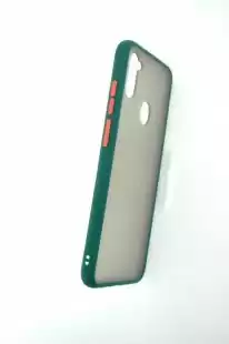 Чохол iPhone 12mini Silicon Gingle Matte dark green / orange